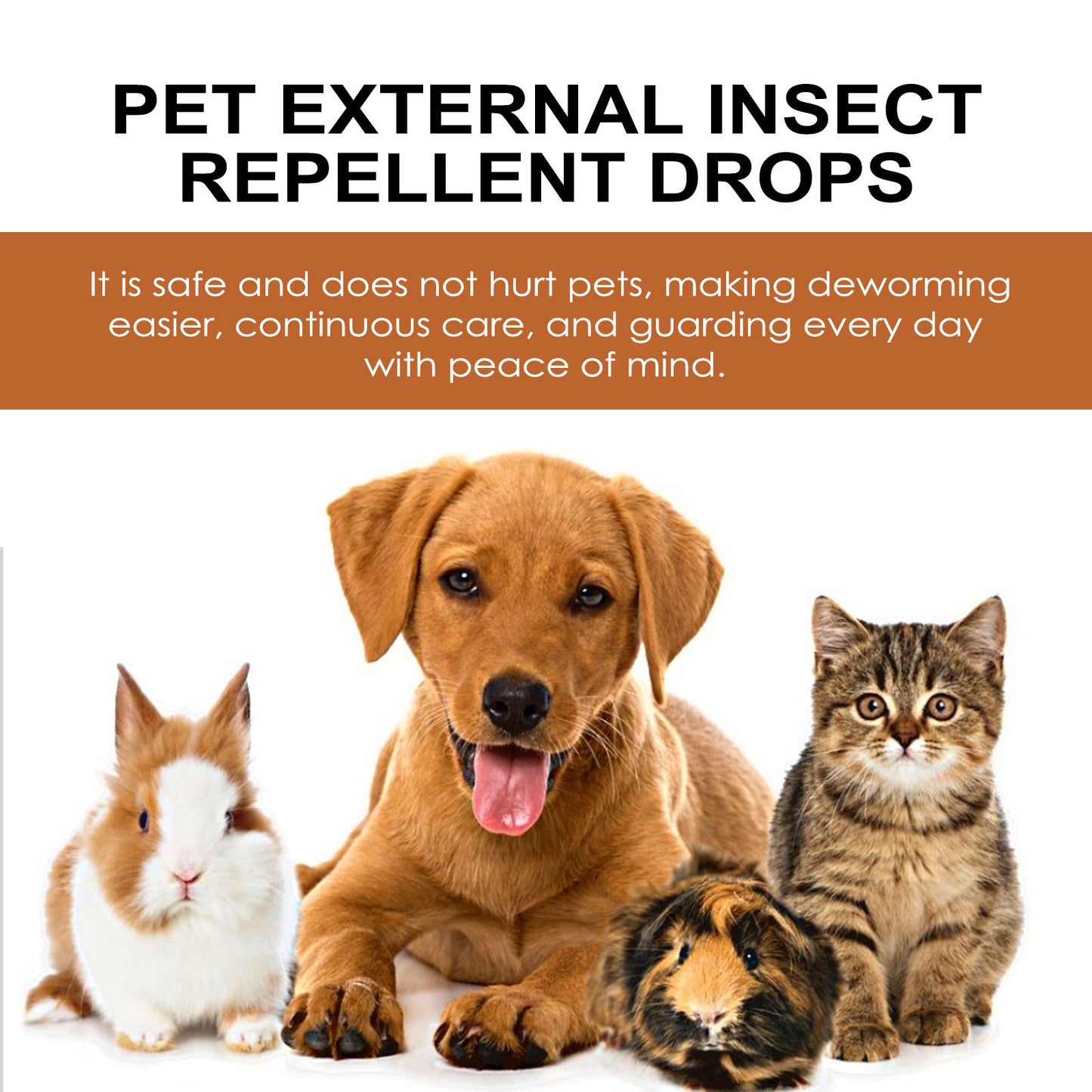 Dog Cat Drops Spray Cleaning Remove Lice Tick Flea - Get It for Your Pets