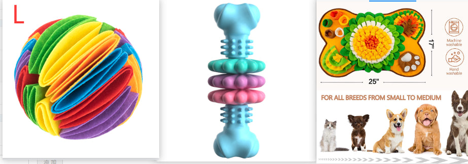 Dog Chew Toy Dog Bone Type Dogs Teeth Cleaning Toys Indestructible TPR Bone Chewing Bite Resistant Teething Toys Pet Products - Get It for Your Pets