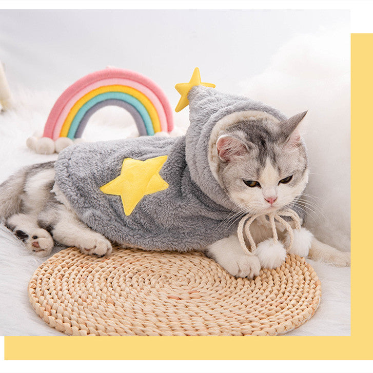 Puppy Cloak Nightgown For Autumn And Winter Plus Velvet Thickening - Get It for Your Pets - Pet Store