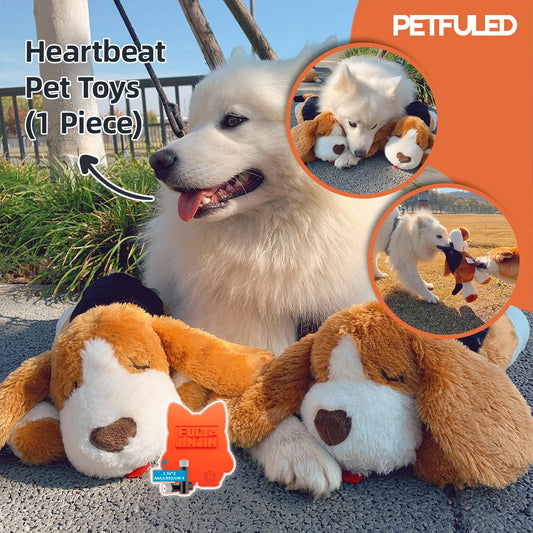 11 Halloween dog toys, plush dog toys with heartbeat, dog birthday gifts, rich dog educational toys, behavioral training aid toy