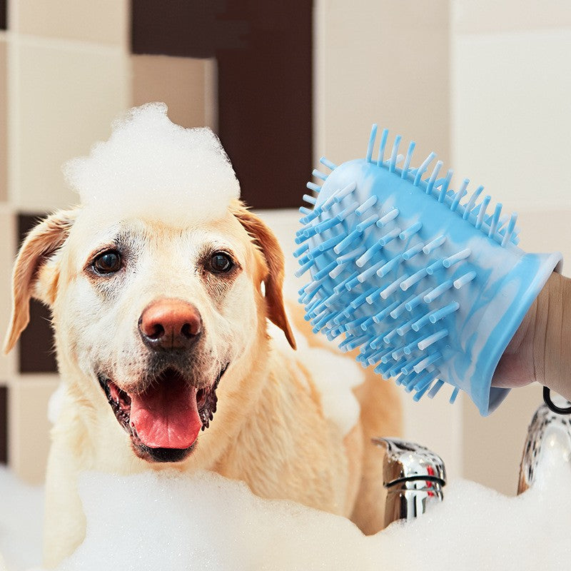 2 In 1 Dog Paw Cleaner Cup Soft Pet Dog Foot Cleaning Washer Brush Cup Portable Pet Foot Washer Paw Clean Brush Foot Cleaning Bucket Pet Products - Get It for Your Pets - Pet Store