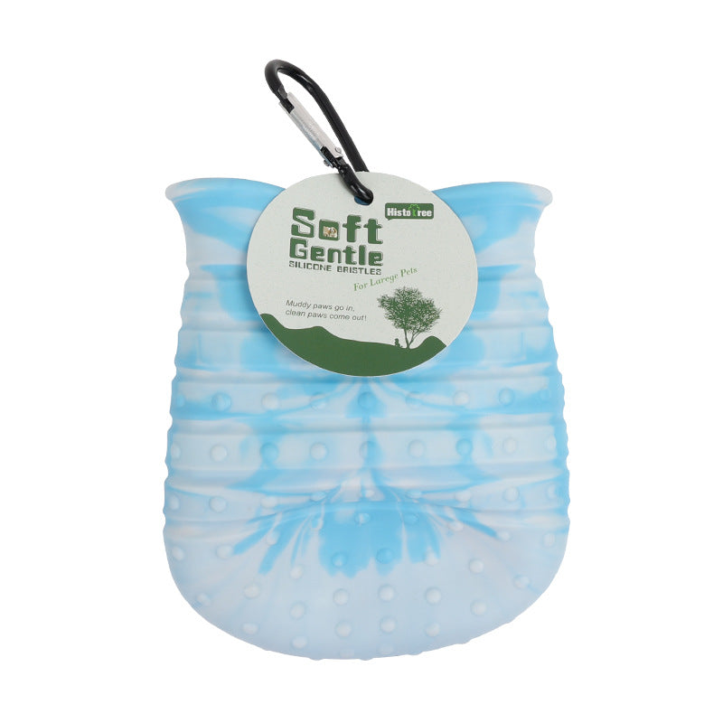 2 In 1 Dog Paw Cleaner Cup Soft Pet Dog Foot Cleaning Washer Brush Cup Portable Pet Foot Washer Paw Clean Brush Foot Cleaning Bucket Pet Products - Get It for Your Pets - Pet Store