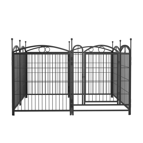 32 Inch 8 Panel Metal Dog Fence Pet Outdoor Playpen - Get It for Your Pets - Pet Store