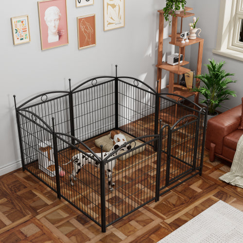 32 Inch 8 Panel Metal Dog Fence Pet Outdoor Playpen - Get It for Your Pets - Pet Store