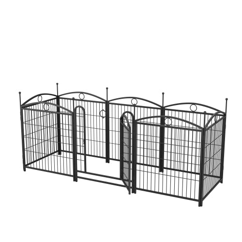 32 Inch 8 Panel Metal Dog Fence Pet Outdoor Playpen - Get It for Your Pets - Pet Store