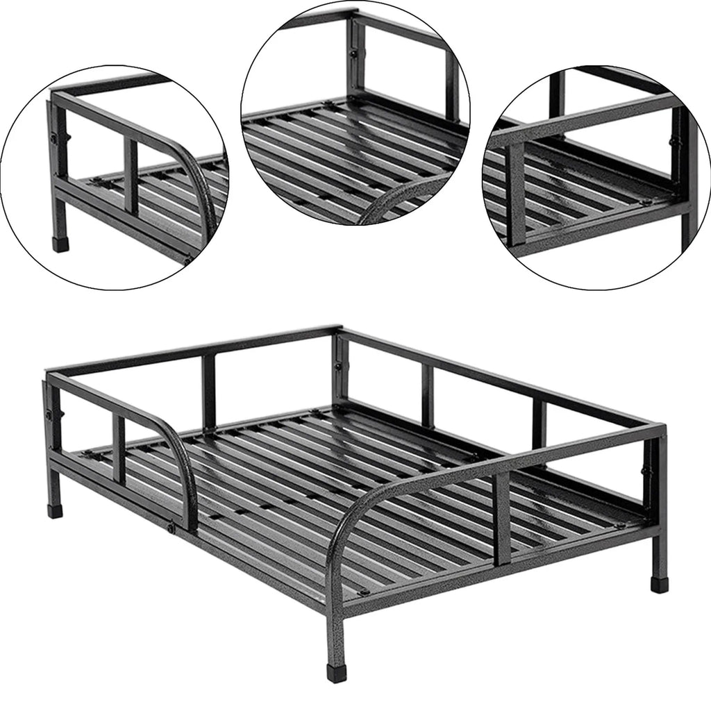 Dog Bed with Rails Comfortable Breathable Medium Dogs Floor Standing Pet Bed Elevated Pet Bed Small Medium Dog Indoor Cats