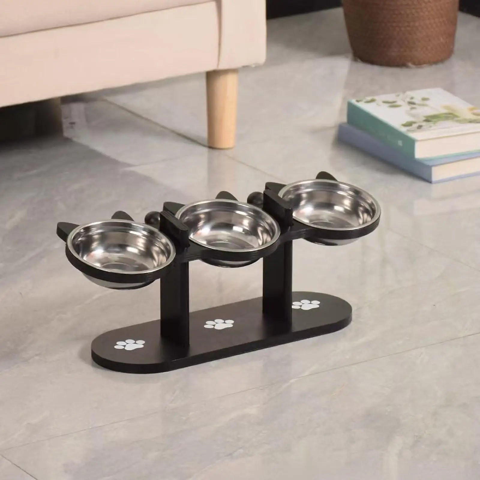 Cat Bowls Elevated Raised Pet Food Feeder Lightweight Cat Dining Table Dish for Home Small Dogs and Cats Puppy Pet Food Bowl