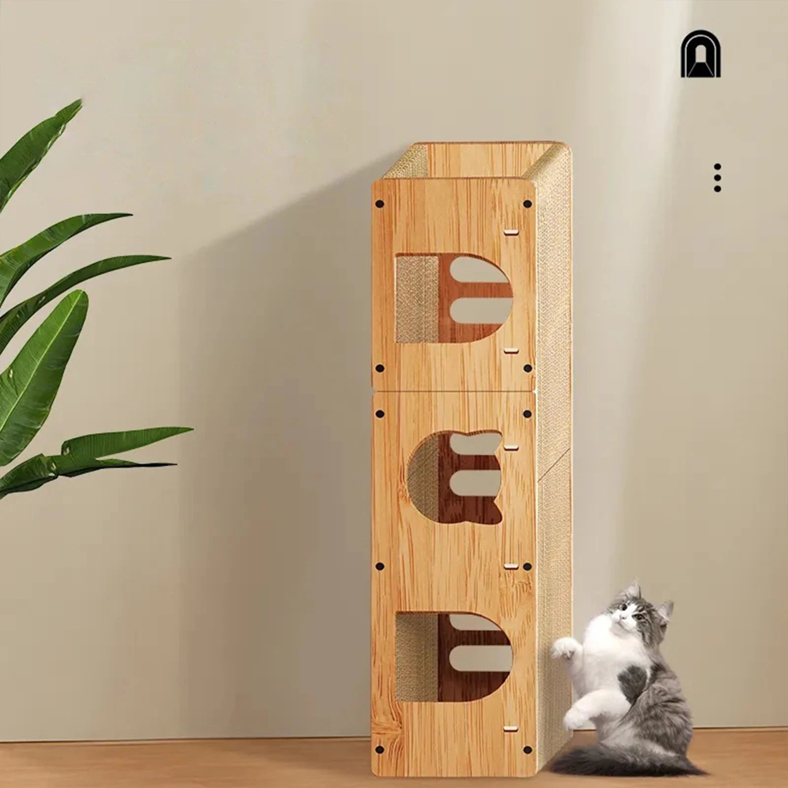 Cat Tunnel House Cats Scratching Pad Sturdy Pets Supplies Multipurpose Cat Tunnel for Kitty Gifts Cats Interactive Toy Furniture