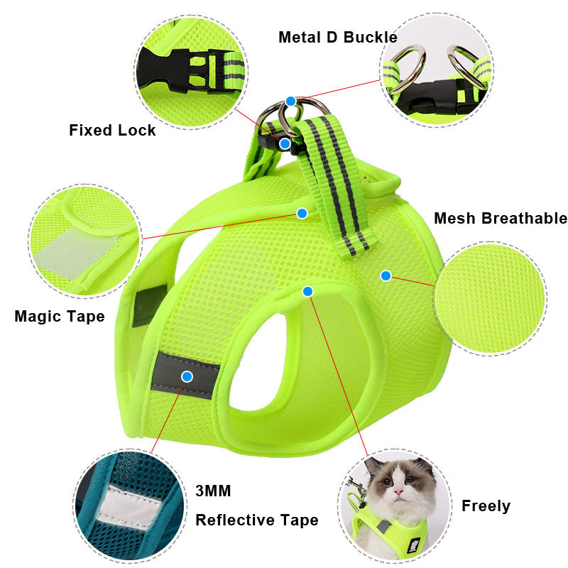 Anti-strike cat traction cat harness - Get It for Your Pets