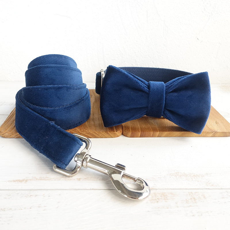 Bow pet collar large and small pet traction collar dog chain - Get It for Your Pets - Pet Store