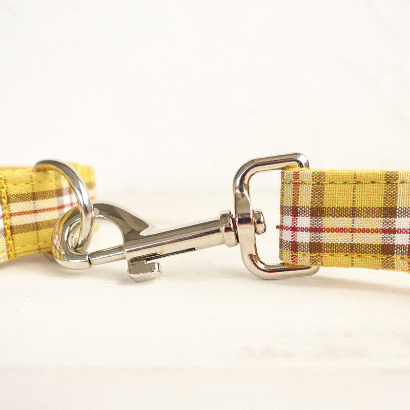 Bowknot Collar Dog Collar Drawstring Leash Set - Get It for Your Pets