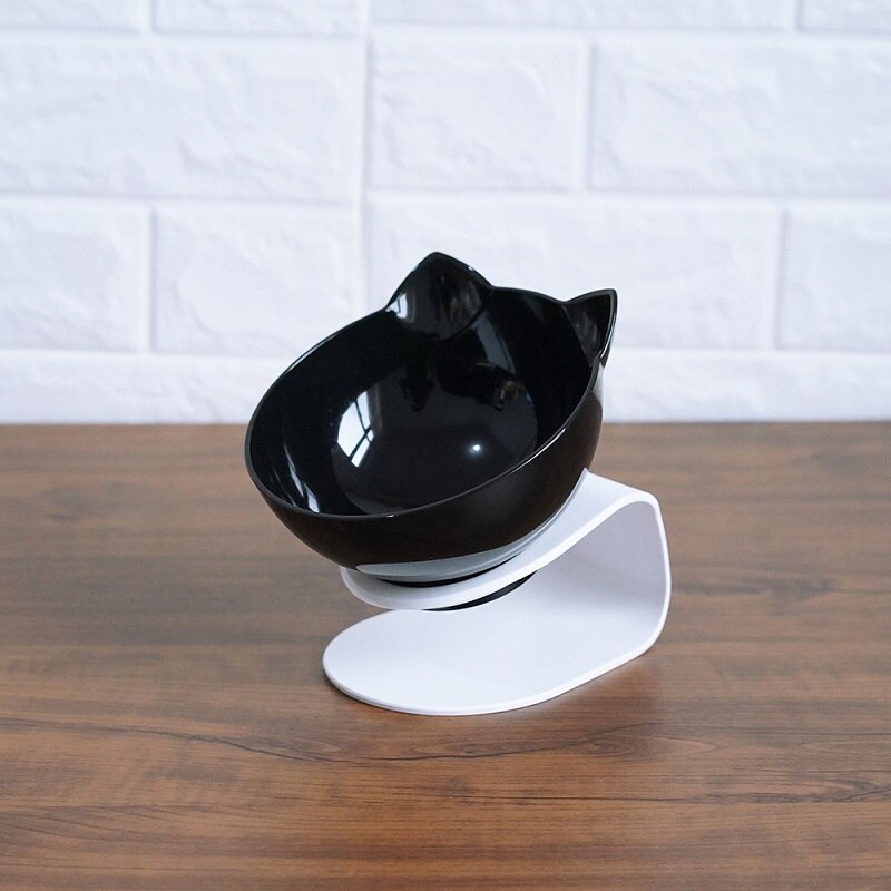 Cat Double Bowl Cat Food Bowl Protects Cervical Vertebra - Get It for Your Pets - Pet Store