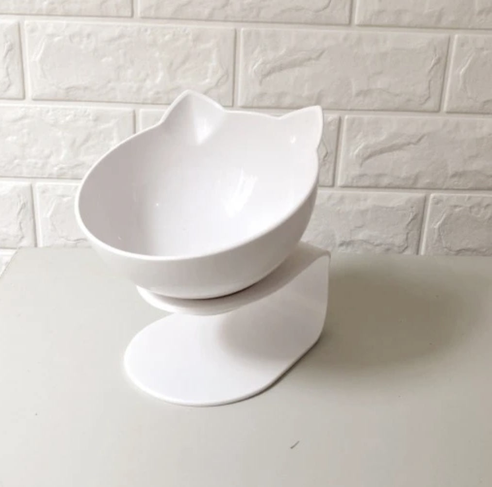 Cat Double Bowl Cat Food Bowl Protects Cervical Vertebra - Get It for Your Pets - Pet Store