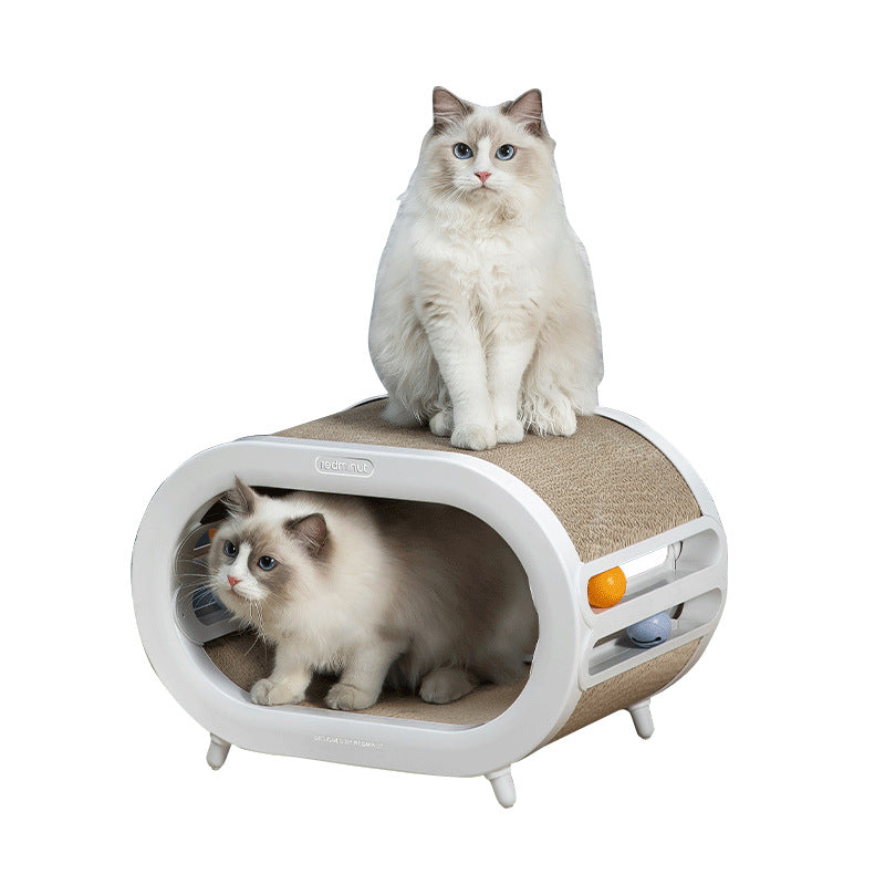 Cat Scratch Board Nest Villa Chamfer Toys - Get It for Your Pets