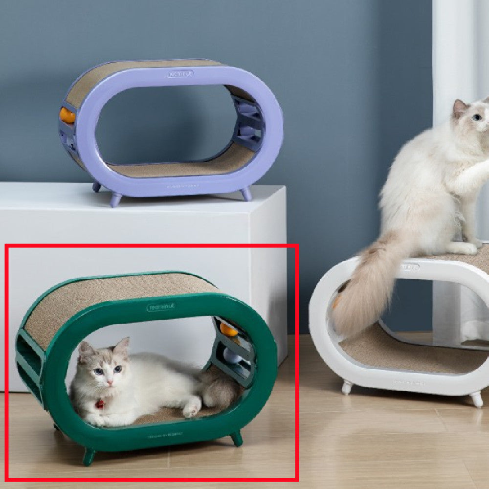 Cat Scratch Board Nest Villa Chamfer Toys - Get It for Your Pets