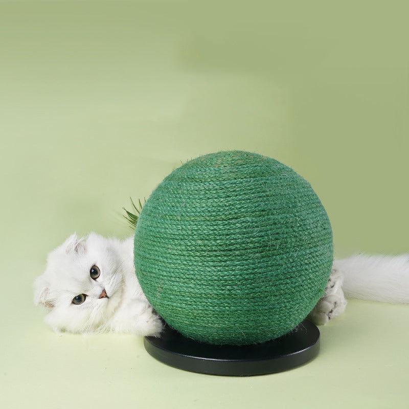 Cat Scratching Ball Board Toy Cactus Shape Scratch Sisal Post - Get It for Your Pets