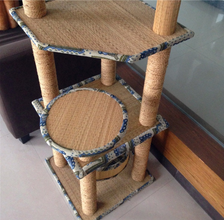 Cat Straw Scratch BoardClimbing Frame - Get It for Your Pets