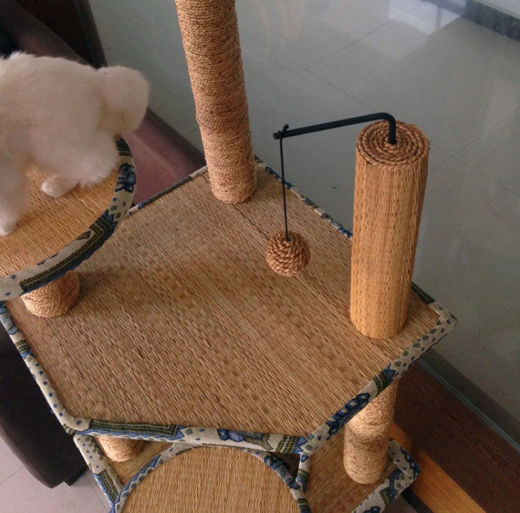 Cat Straw Scratch BoardClimbing Frame - Get It for Your Pets