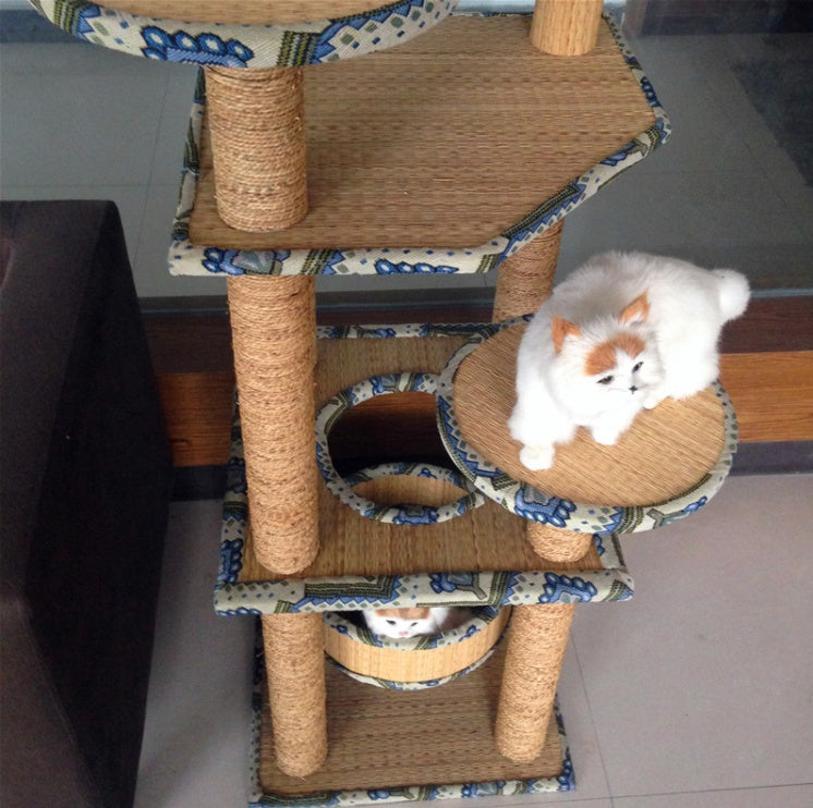 Cat Straw Scratch BoardClimbing Frame - Get It for Your Pets