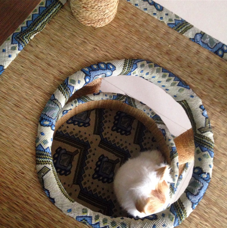 Cat Straw Scratch BoardClimbing Frame - Get It for Your Pets