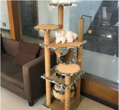 Cat Straw Scratch BoardClimbing Frame - Get It for Your Pets