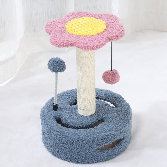 Cat Tree Multifunctional Scraping Rod Cat Teasing Pet Toy - Get It for Your Pets