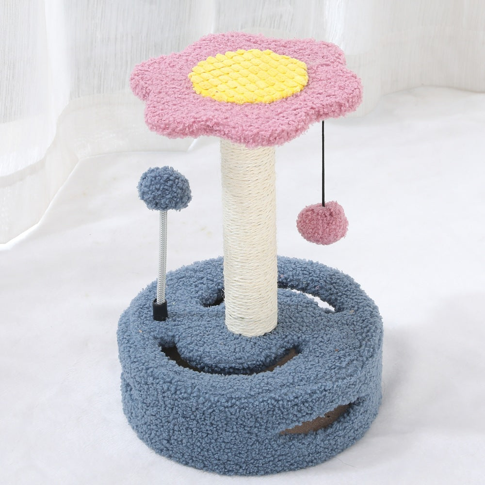 Cat Tree Multifunctional Scraping Rod Cat Teasing Pet Toy - Get It for Your Pets