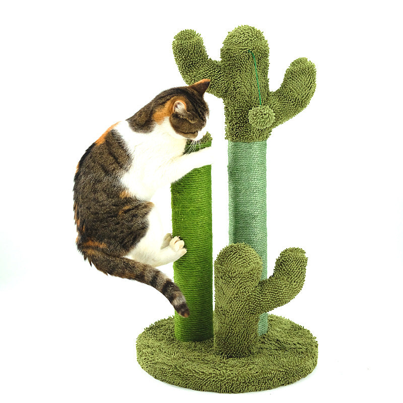 Cats Scratching Kitten Climbing Cactus Tree - Get It for Your Pets