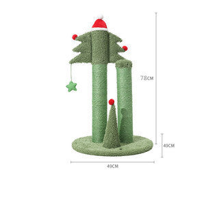 Cats Scratching Kitten Climbing Cactus Tree - Get It for Your Pets