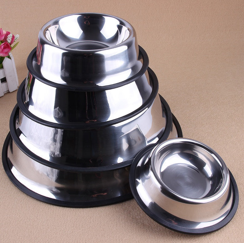 Classic Stainless Steel Bowls - Get It for Your Pets - Pet Store