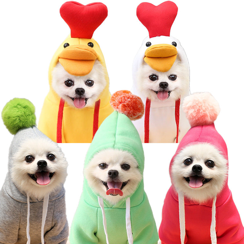 Cute Fruit Dog Clothes For Small Dogs Hoodies Winter Warm Fleece Pet Clothing Puppy Cat Costume Coat For French Chihuahua Outfit - Get It for Your Pets - Pet Store