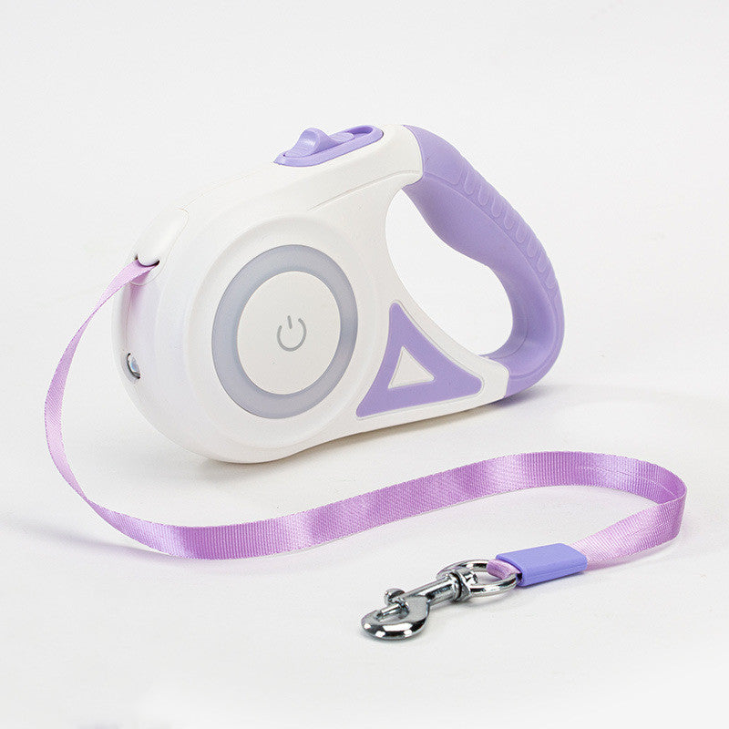 Dog Leash Retractable Leash And Dog Collar Spotlight Automatic Pet Dog Cat Traction Rope For Small Medium Dogs Pet Product - Get It for Your Pets