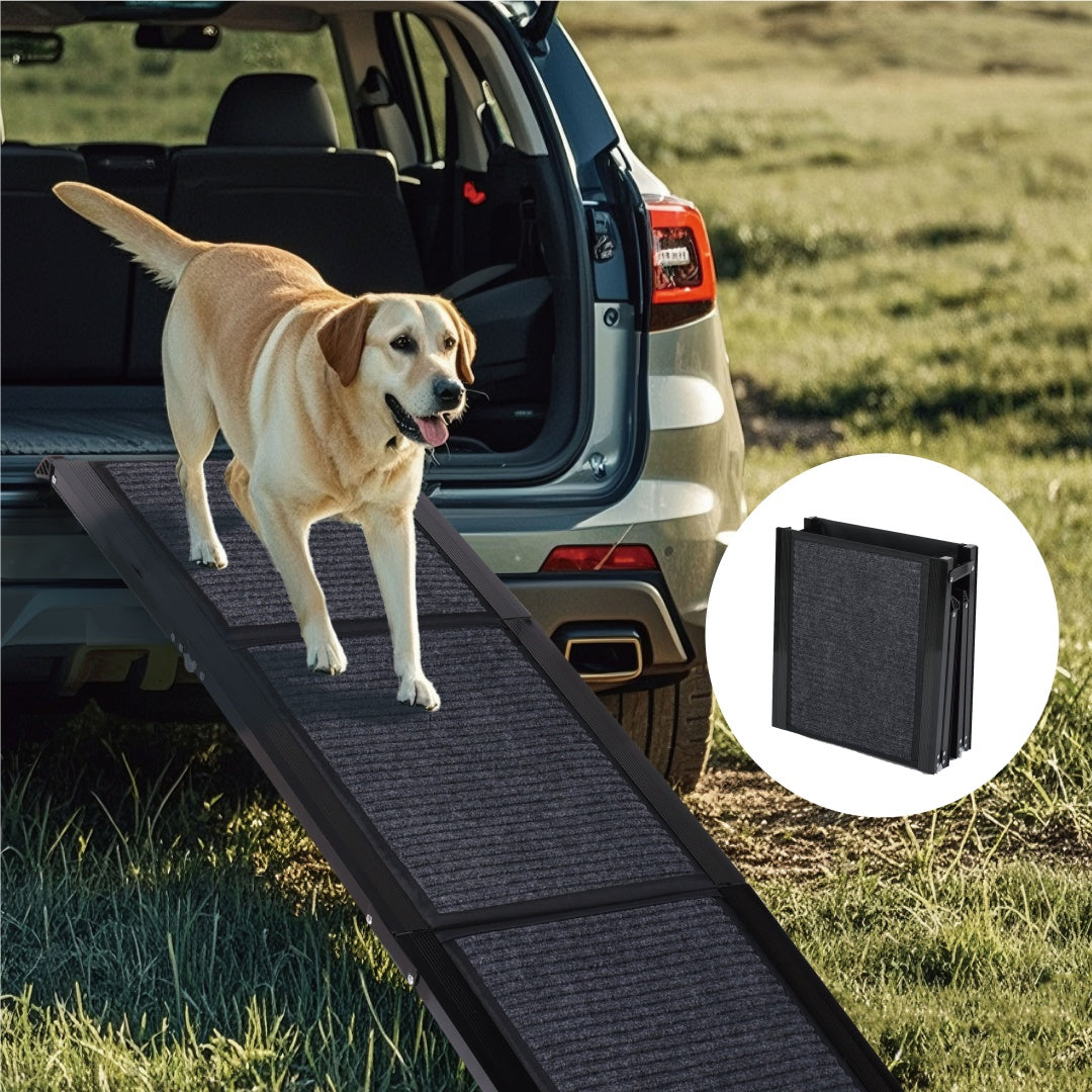 Dog Ramp For Car 71 Long  19.5 Wide Portable Dog Ramps For Large Dogs With Non-Slip Rug Surface Dog Car Ramp For SUV Car  Truck, Folding Dog Ramp Up To 250LBS - Get It for Your Pets - Pet Store