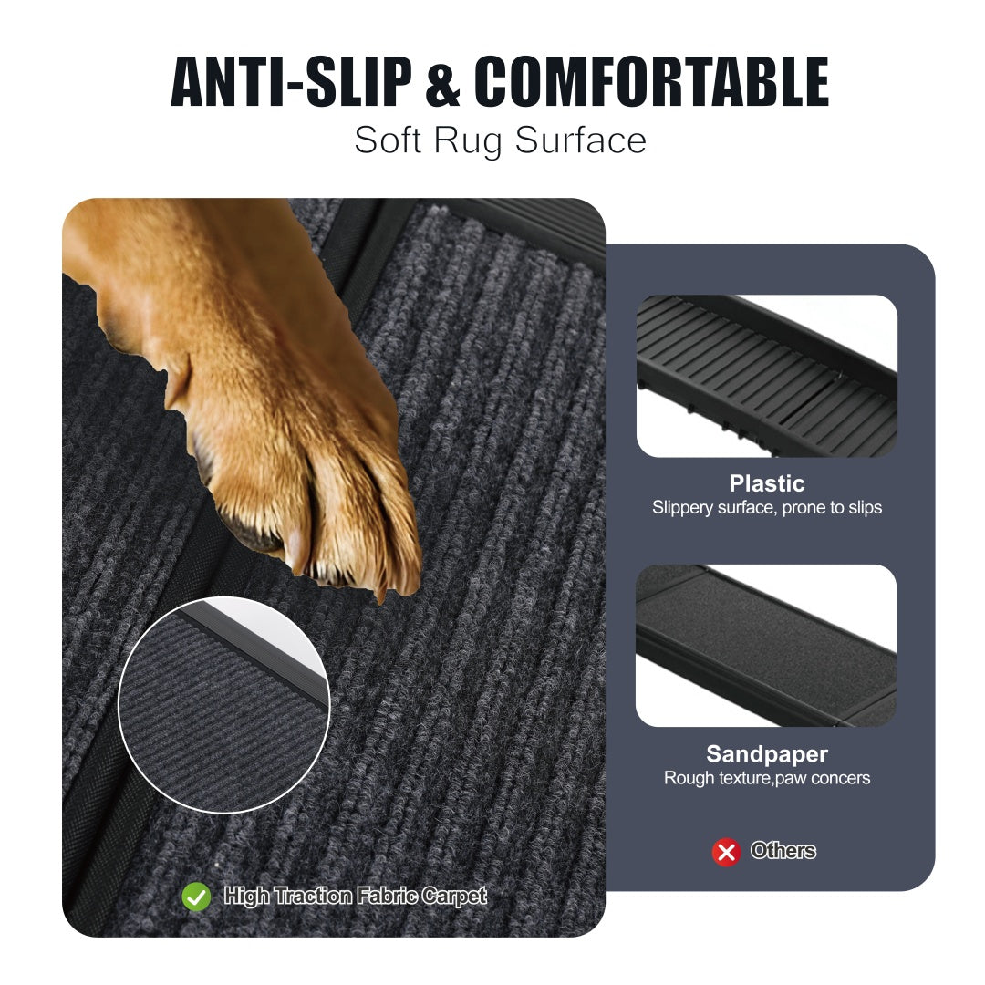 Dog Ramp For Car 71 Long  19.5 Wide Portable Dog Ramps For Large Dogs With Non-Slip Rug Surface Dog Car Ramp For SUV Car  Truck, Folding Dog Ramp Up To 250LBS - Get It for Your Pets - Pet Store