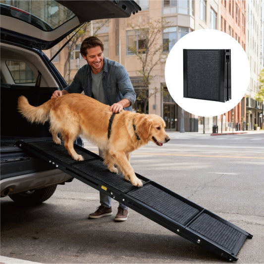 Dog Ramp For Car 71 Long  19.5 Wide Portable Dog Ramps For Large Dogs With Non-Slip Rug Surface Dog Car Ramp For SUV Car  Truck, Folding Dog Ramp Up To 250LBS - Get It for Your Pets - Pet Store