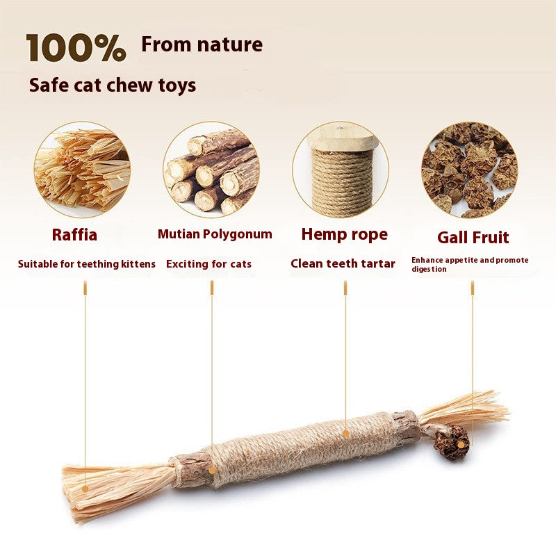 Funny Cat Molar Bite Stick Toy - Get It for Your Pets