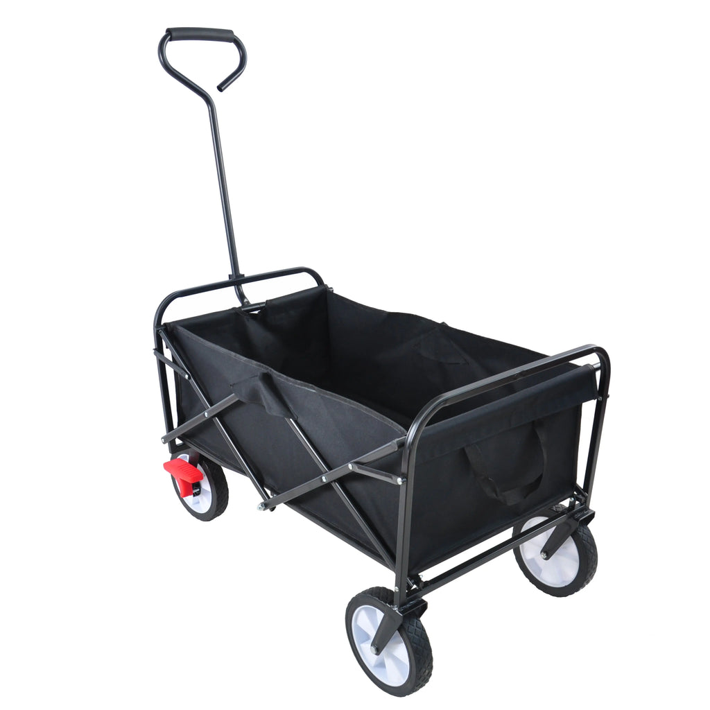 DB Roll Container Plastic Folding Wagon for Garden Shopping Beach Storage Tools Industrial Use OEM Customizable