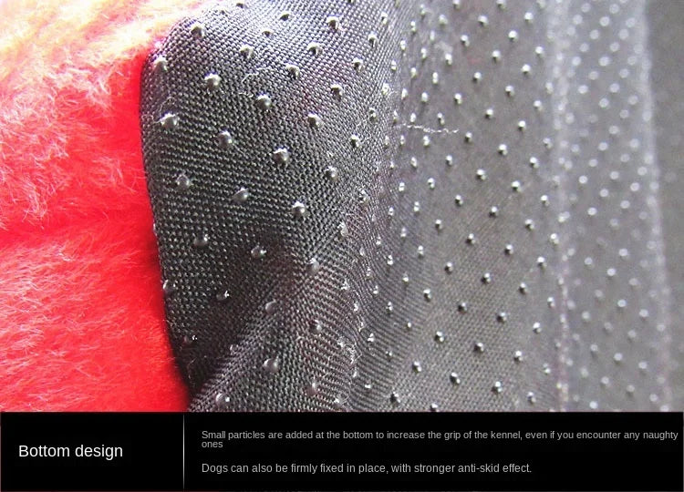 Cute Dog and Cat Supplies - Soft Pink Washable Cushion Baskets, Warm Bed House for Puppy, Rabbit Home, Kennel