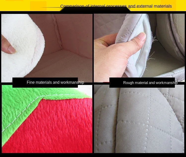 Cute Dog and Cat Supplies - Soft Pink Washable Cushion Baskets, Warm Bed House for Puppy, Rabbit Home, Kennel