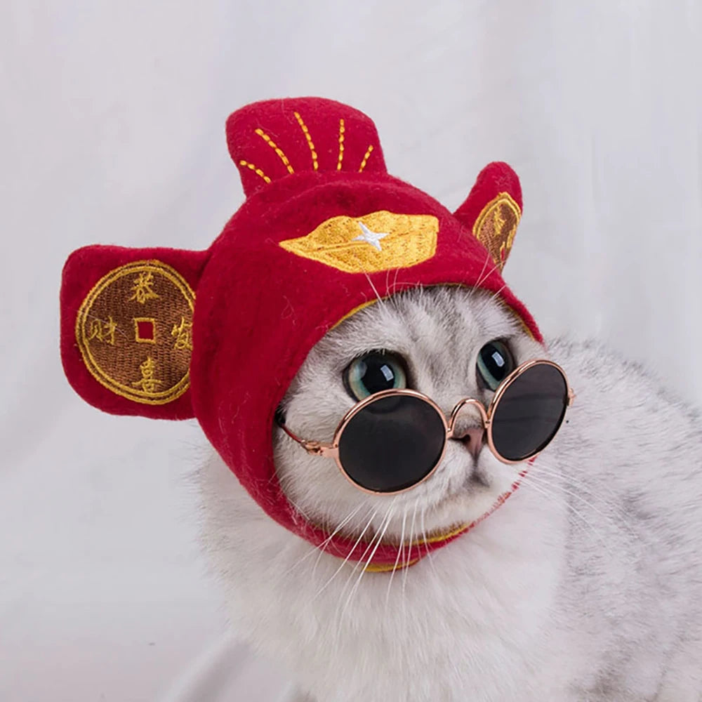 Hat for a Cat Hats for Dogs Accessories Cosplay Cat Costume Kawaii Cute Dog Hat Funny Pet Prodcuts for Bulldog Chihuahua Kitten