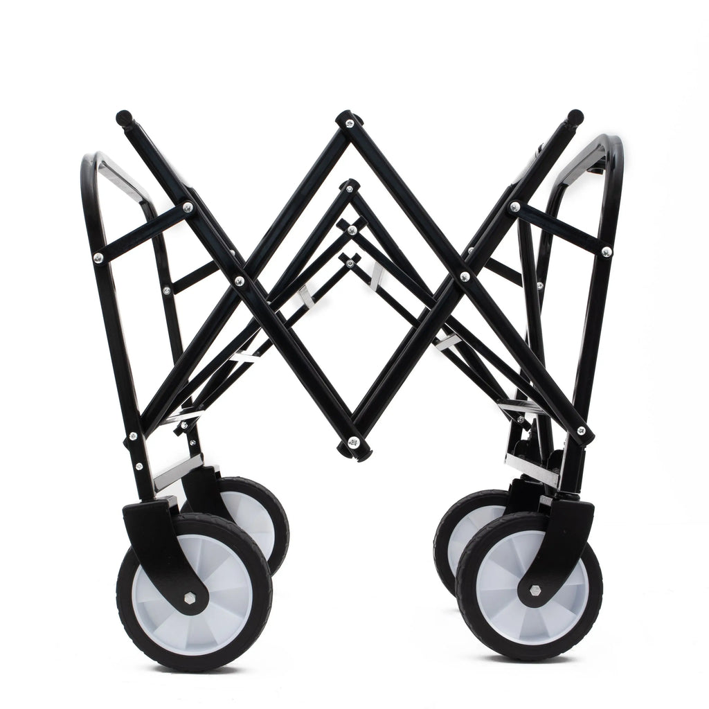 DB Minimeetall Heavy Duty Collapsible Foldable Wagon Cart Multi-Use Beach Utility & Grocery Cart Portable Folding Wagon