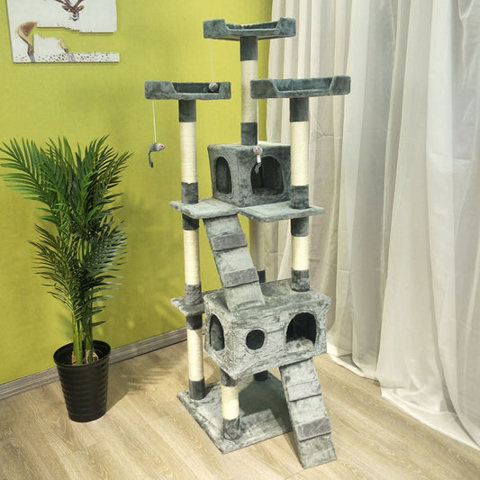 Large Cat Climbing Frame Toy Grab Column Grinding Claw Multi-layer Jumping Platform - Get It for Your Pets