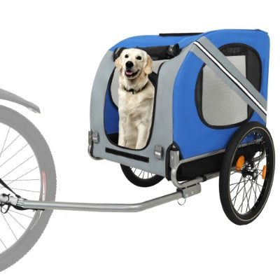 Large Folding Bike Trailer For Dogs  120LB Capacity All-Terrain Pet Carrier, Durable Steel Frame For Cycling, Jogging, Camping  Outdoor Adventures - Get It for Your Pets - Pet Store