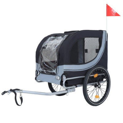 Large Folding Bike Trailer For Dogs  120LB Capacity All-Terrain Pet Carrier, Durable Steel Frame For Cycling, Jogging, Camping  Outdoor Adventures - Get It for Your Pets - Pet Store