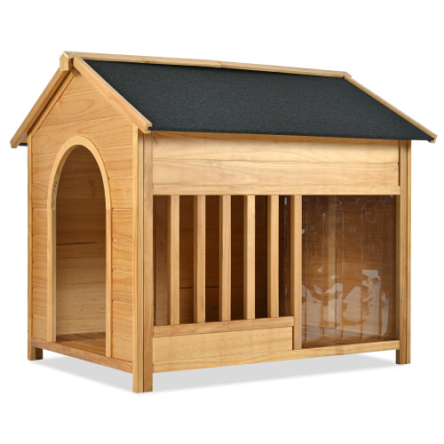 Large Wooden Dog House With Porch - Get It for Your Pets - Pet Store