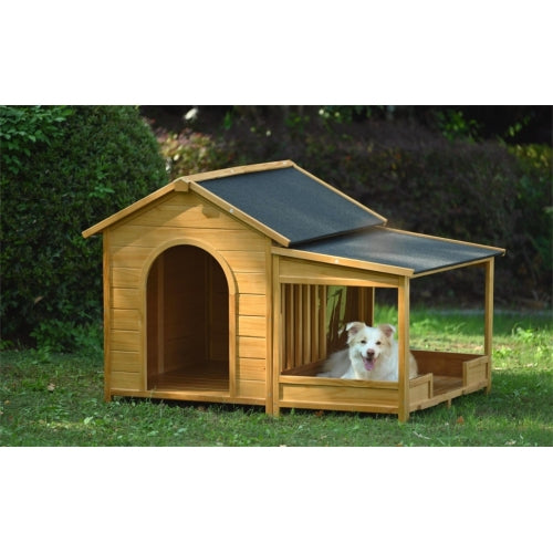 Large Wooden Dog House With Porch - Get It for Your Pets - Pet Store