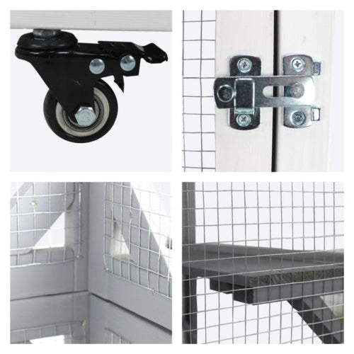 Outdoor Indoor Cat Pet Climbing Frame Game Cage Cute Large Space - Get It for Your Pets - Pet Store