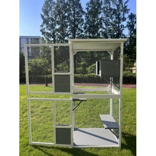 Outdoor Indoor Cat Pet Climbing Frame Game Cage Cute Large Space - Get It for Your Pets - Pet Store