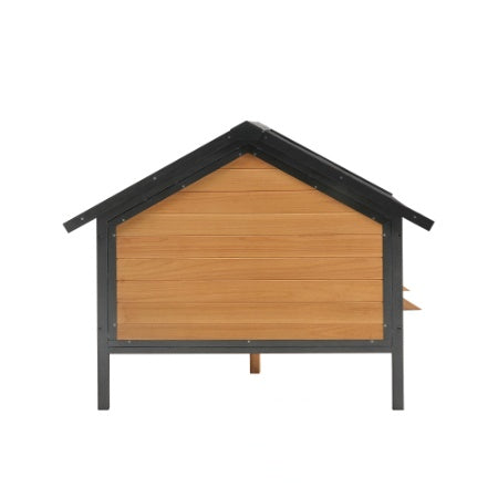 Outdoor Large Wooden Cabin House Style Wooden Dog Kennel With Porch - Get It for Your Pets - Pet Store