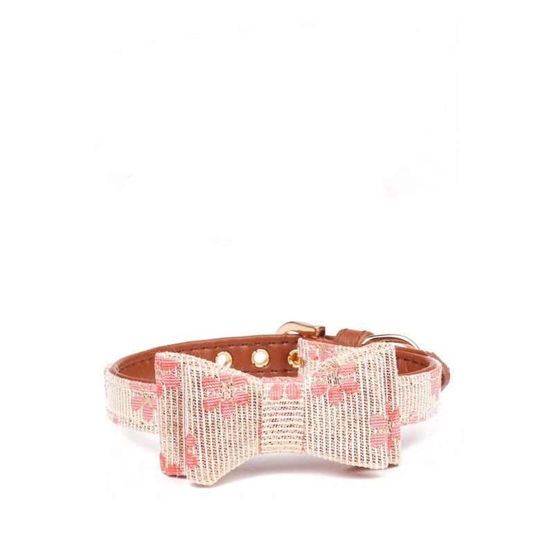 Pattern Dog Bow Collar Collar - Get It for Your Pets